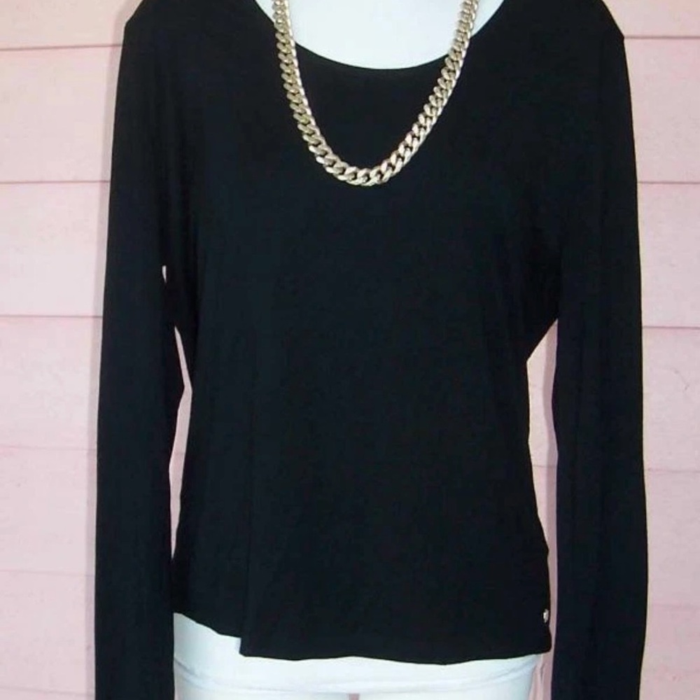 Fabletics Black Long Sleeve Top